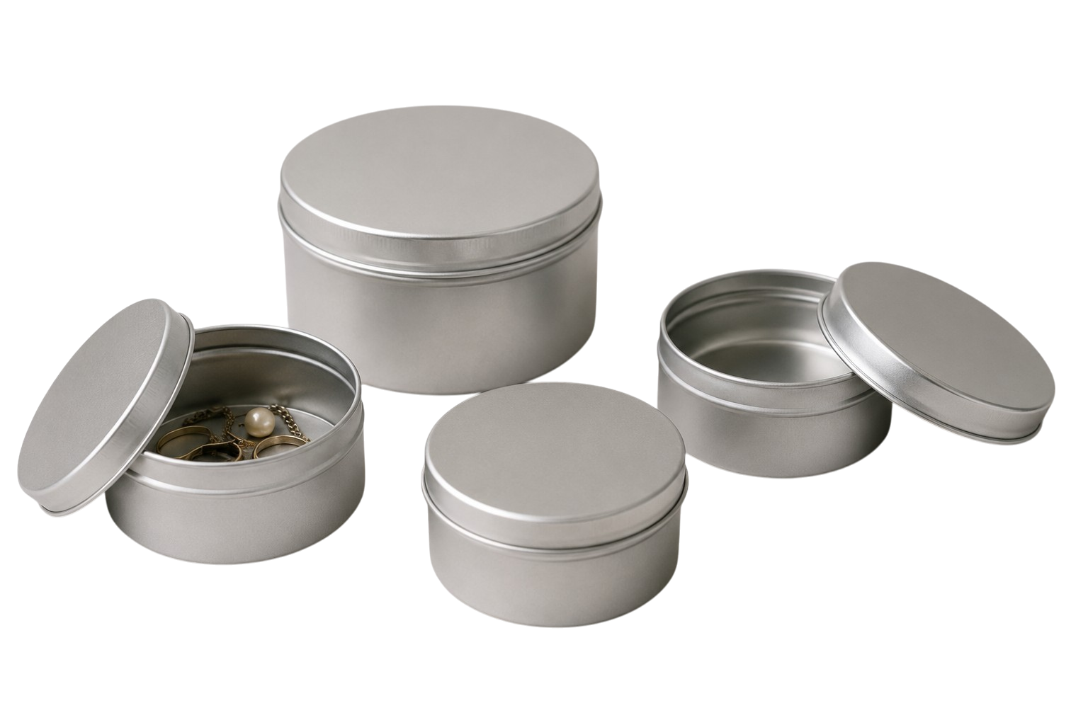 Metal/Tin To Go Container